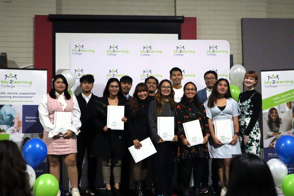 Key 2 Learning College graduates celebrating
